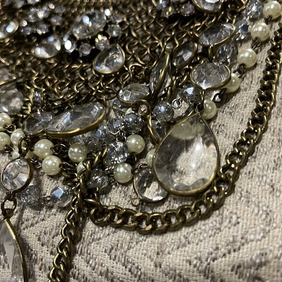 💎Vintage Collar Choker style Gorgeous Gothvibes Statement Italian Necklace 💎 - Picture 14 of 17